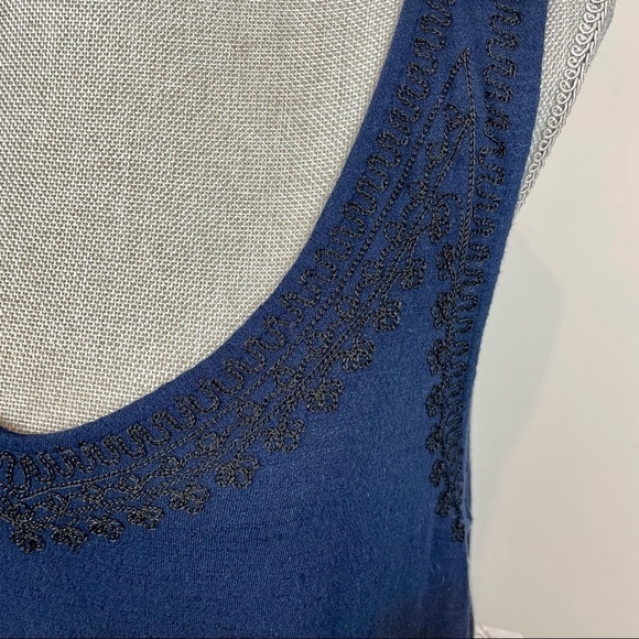 NEW Free People Ombré Embroidered Midi Dress size M - Picture 2 of 8